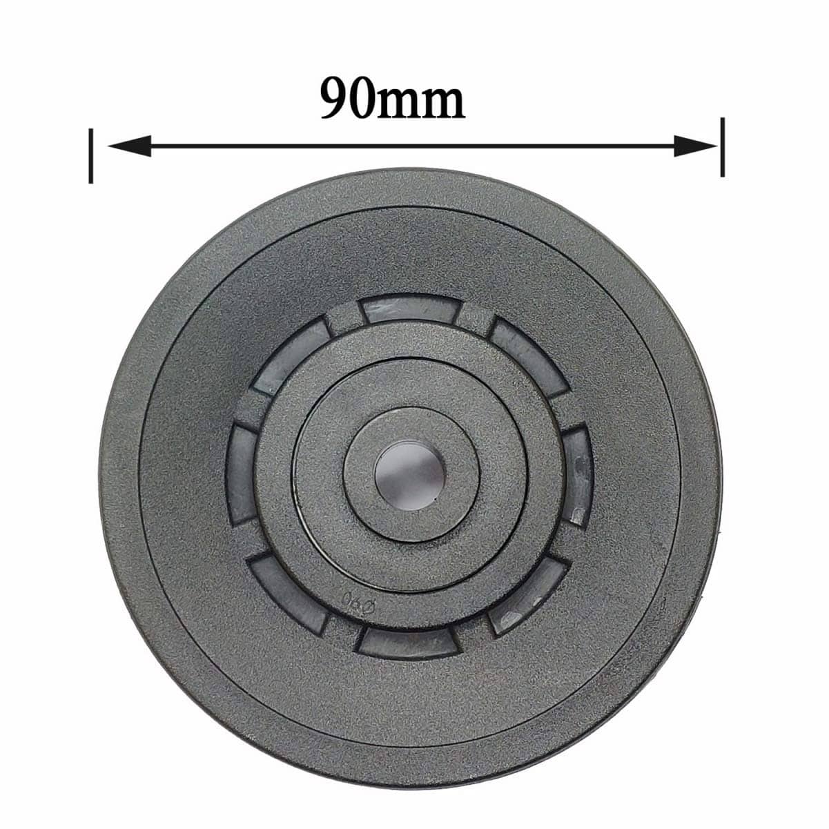 Rueda de Polea de 90mm Profelinx con Rodamiento de Nylon - - Imagen 3