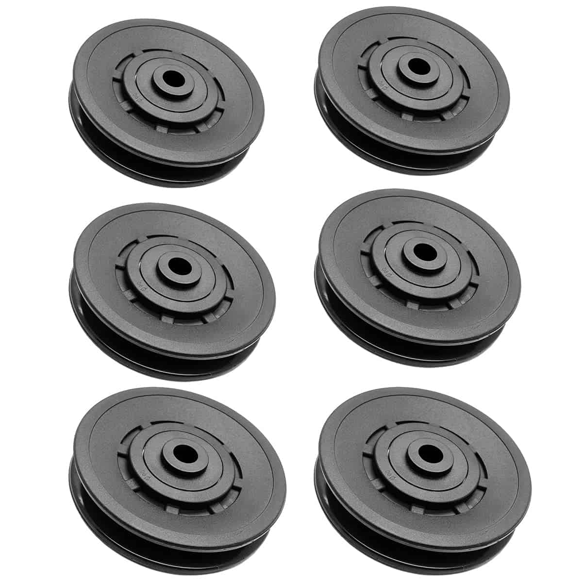 Rueda de Polea de 90mm Profelinx con Rodamiento de Nylon -