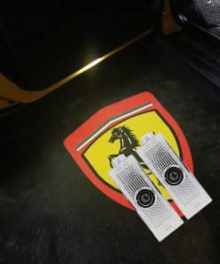 uuakarin 2Pcs Luz de Puerta para Automóvil Instalación