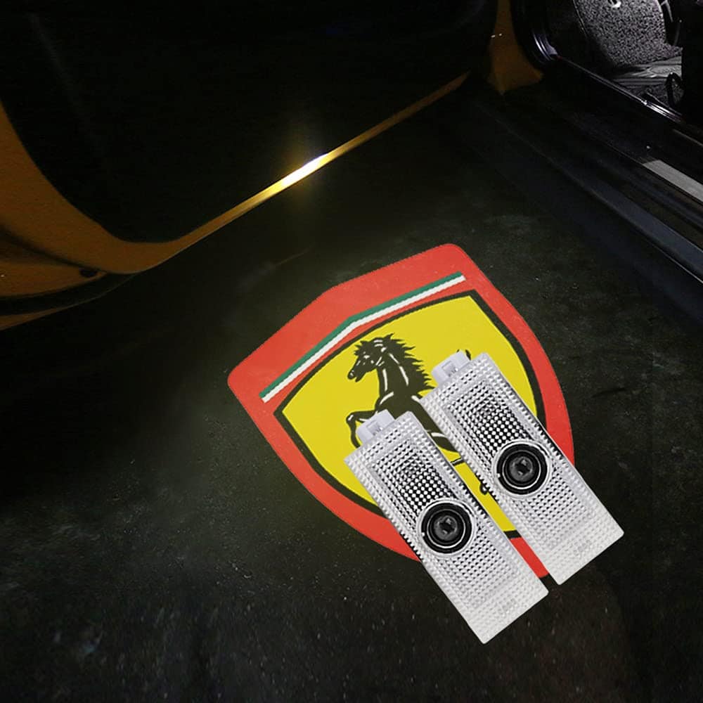 uuakarin 2Pcs Luz de Puerta para Automóvil Instalación