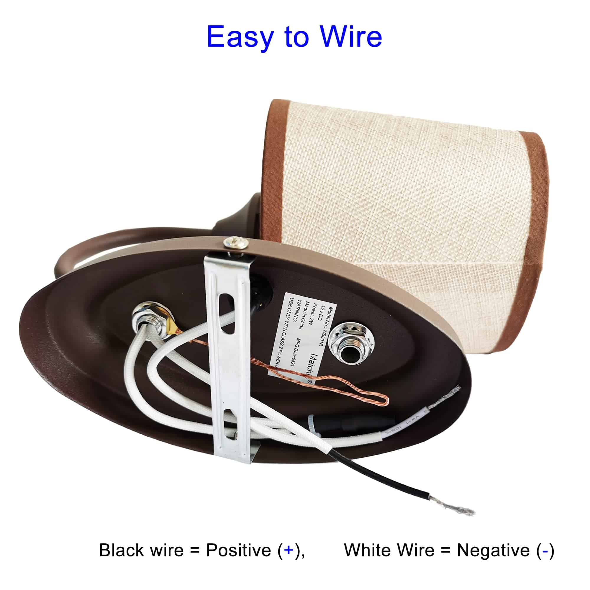 Lámpara de pared LED Maichis 12V para RV con interruptor de - Imagen 6