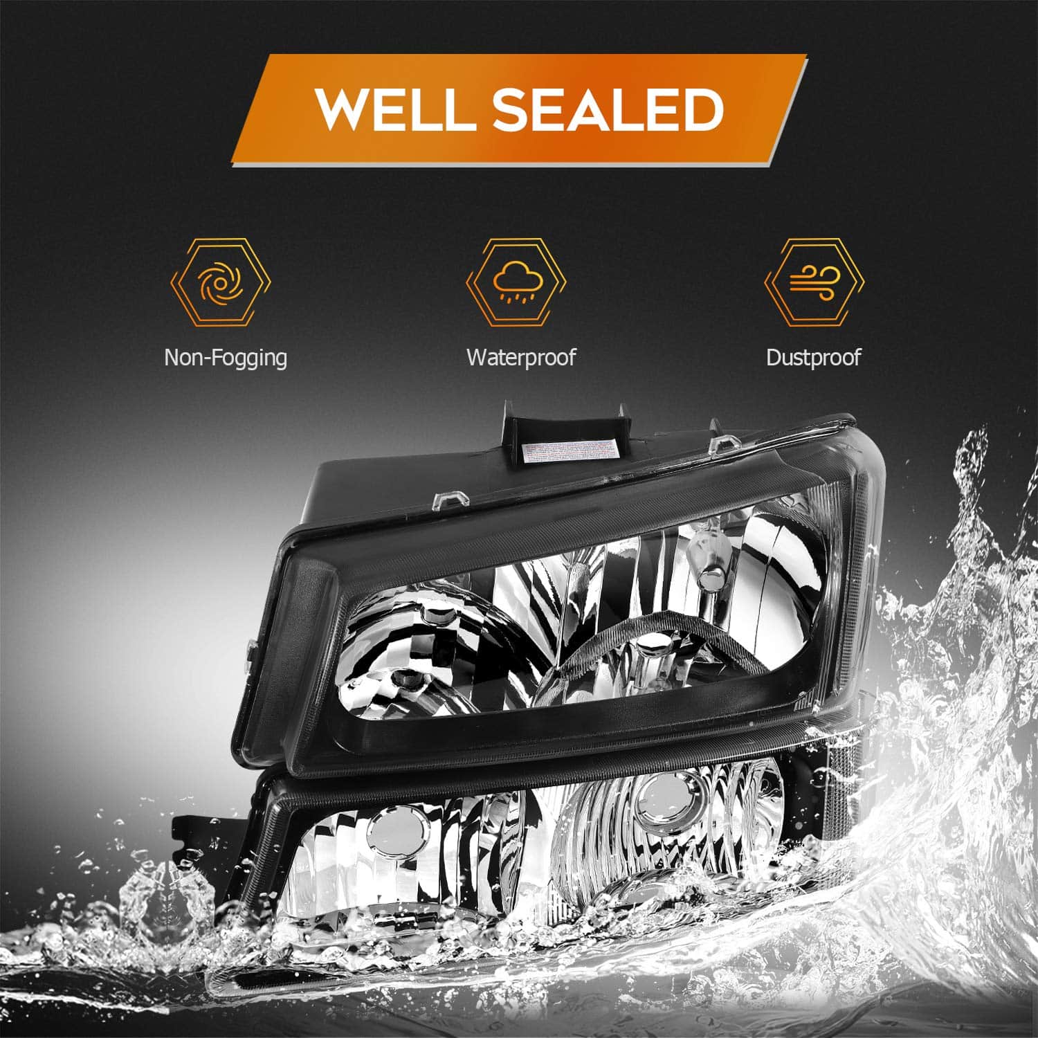 Ensamblaje de faros para Chevrolet Avalanche 1500 2003-2006 - Imagen 6