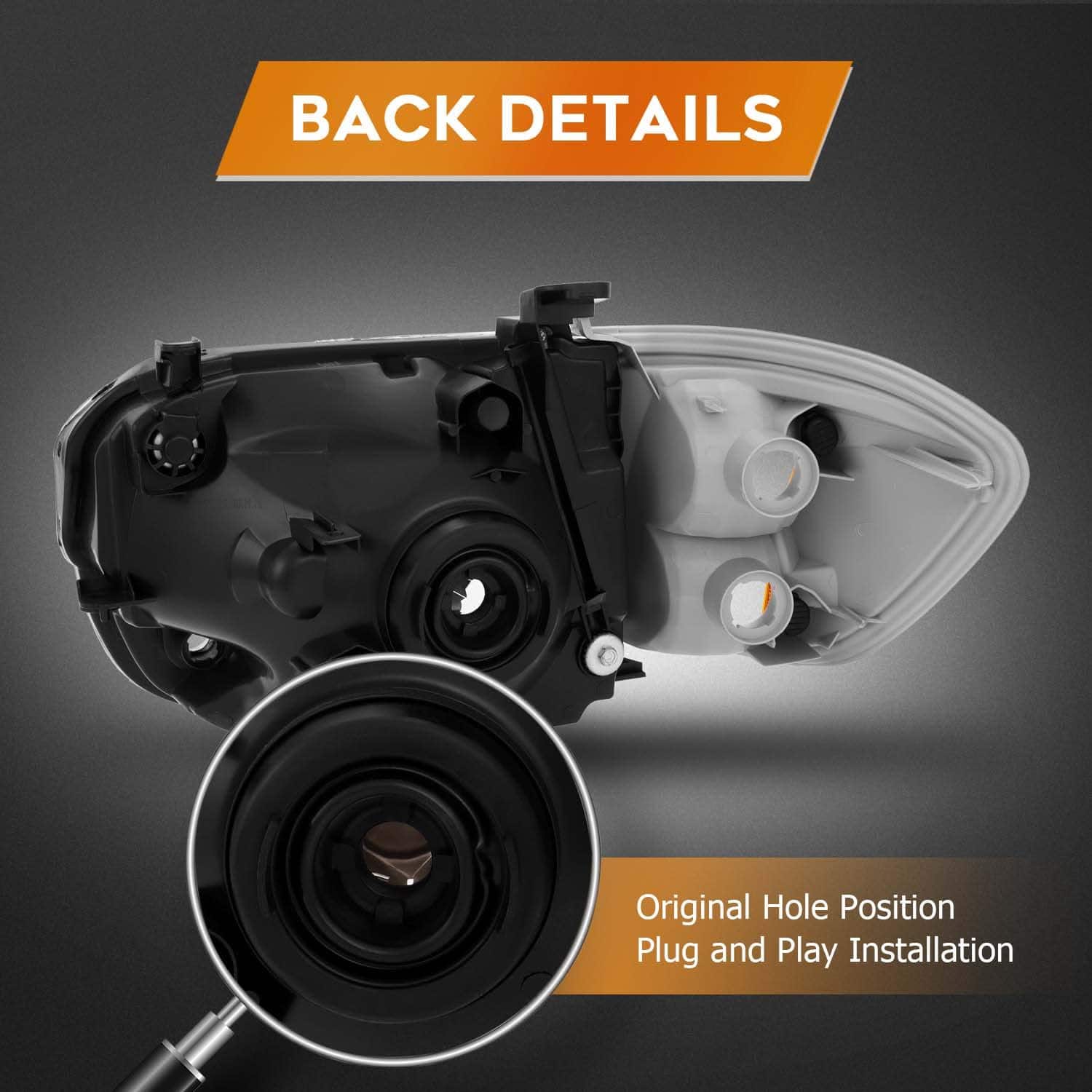 Conjunto de Faros Delanteros LBRST para Toyota Sequoia - Imagen 5