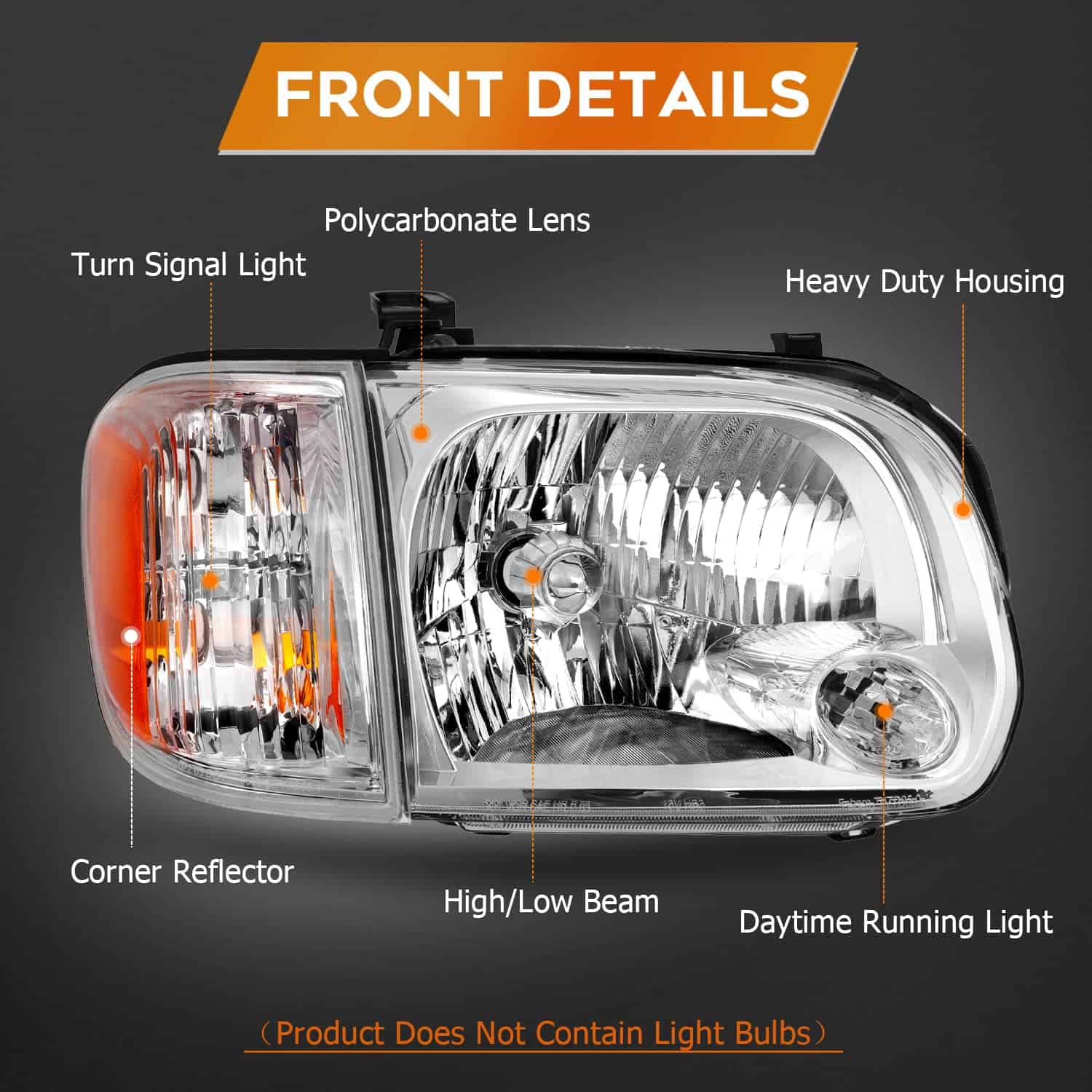 Conjunto de Faros Delanteros LBRST para Toyota Sequoia - Imagen 4