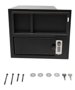 Caja fuerte para consola central HQPASFY con cerradura de