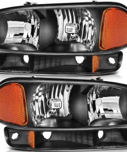 Conjunto de Faros Delanteros para GMC Sierra 1500 1999-2006