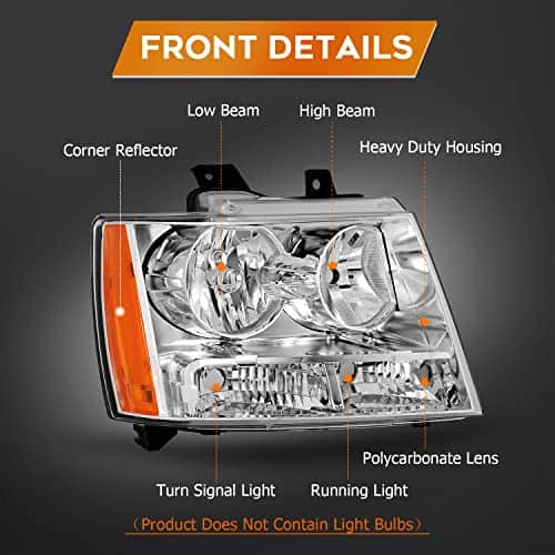 Conjunto de Faros LBRST para Chevrolet Avalanche 2007-2013 - Imagen 4