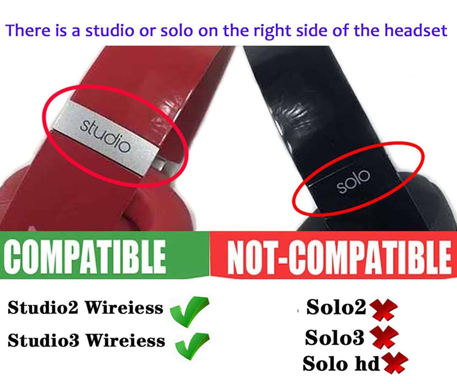 Accesorios de Repuesto para Diadema Studio 3 y Studio 2 Kit - Imagen 5