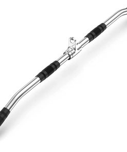 Barra LAT Cable con Agarres de Goma, Barra Rizadora Sólida