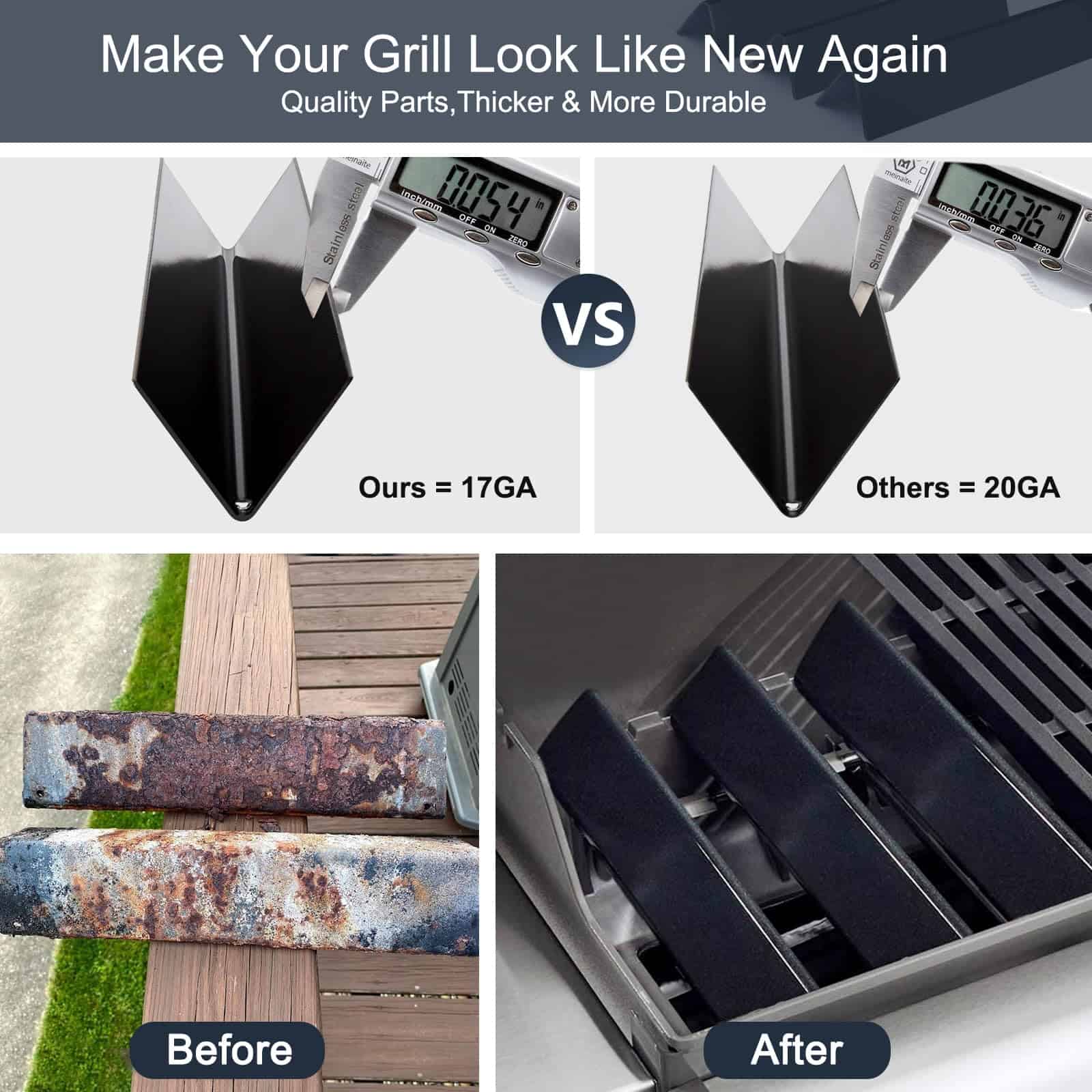 15.3" 7635 Barras Saborizadoras de Porcelana-Esmaltada para - Imagen 5