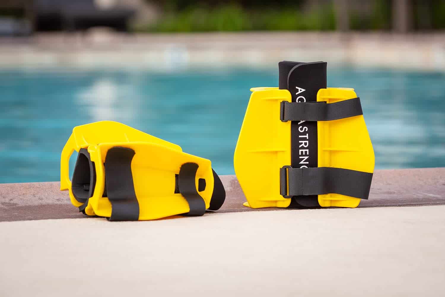 Aletas de resistencia acuática Aquastrength -Amarillo - Imagen 4