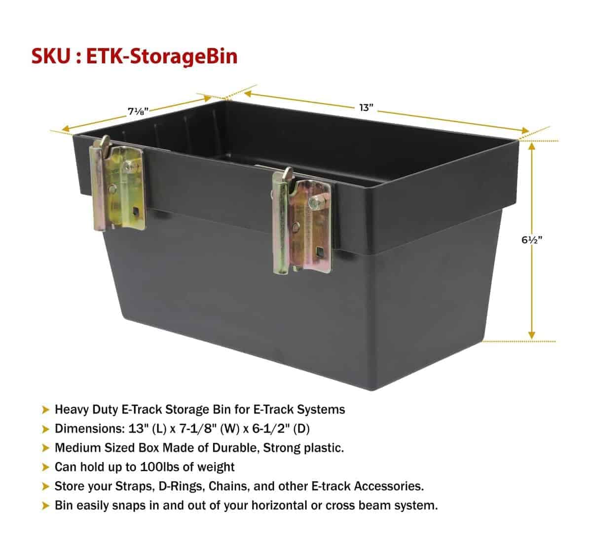 Mytee Products (Paquete de 4) Bote de Almacenamiento Pesado - Imagen 5