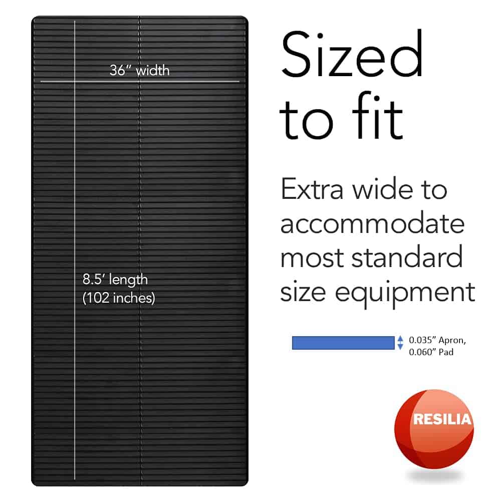 Tapete de Ejercicio Extra Largo Antideslizante - 8.5 Pies, - Imagen 4