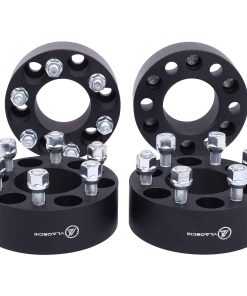 Espaciadores de rueda negros forjados VLAOSCHI 6x4.5 de 2