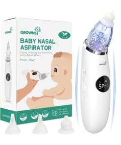 Aspirador nasal GROWNSY para bebé | Chupete para la nariz