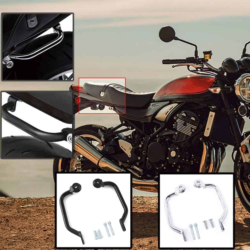 Lorababer Pasamanos Trasero Para Pasajero de Motocicleta