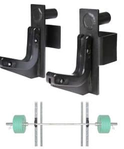 SYL Fitness J-Hooks para Rack de Potencia 2x2" con Agujero