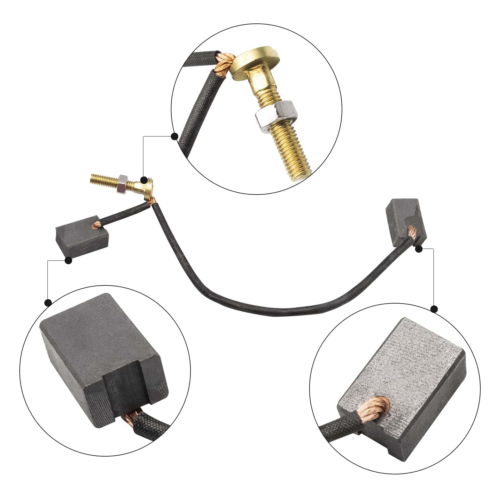 Kit de Motor de Cepillos para Carro de Golf Drive-up, - Imagen 4