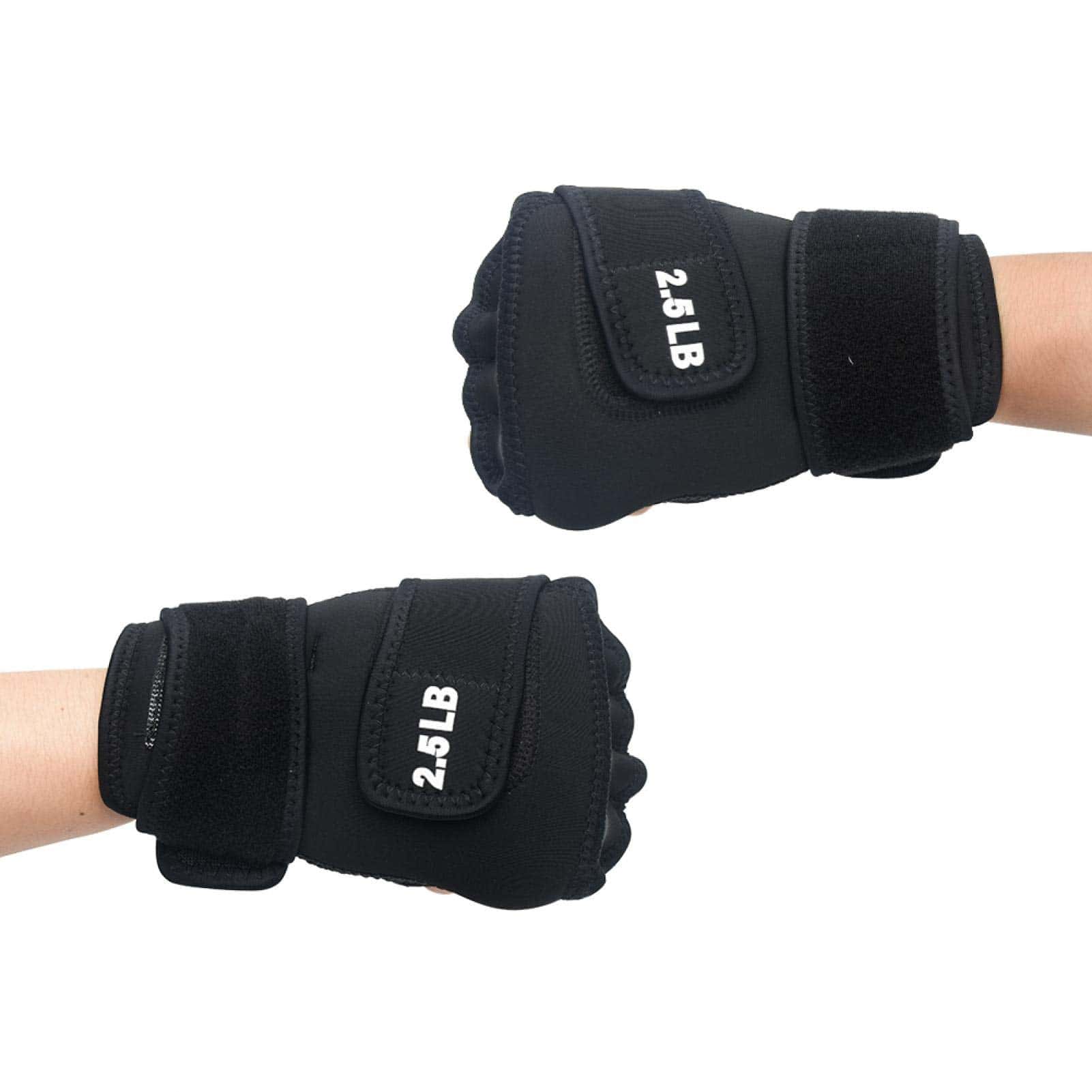 Guantes con peso PURATEN de 5 lb (2.5 lb cada uno), Guantes