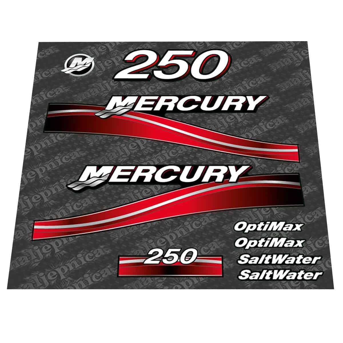 Set de Calcomanías de Reemplazo Aftermarket para Mercury