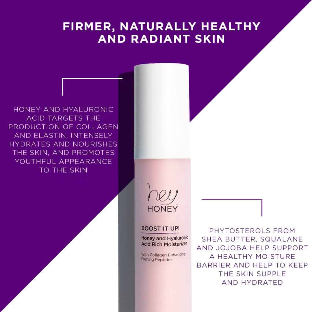 Crema Hidratante Hey Honey Skincare Boost It Up con - Imagen 4