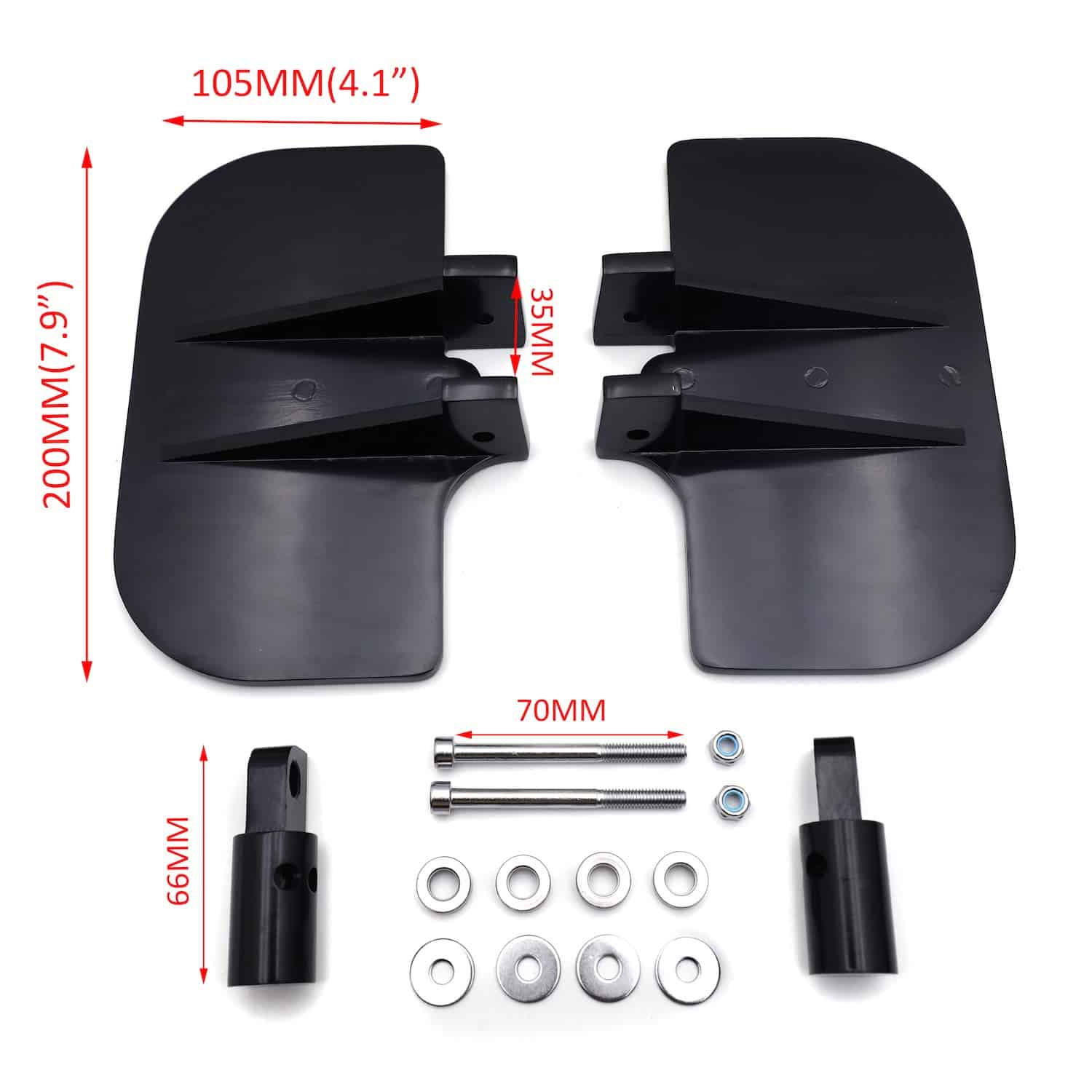 XKH-MOTO Mini Pasajero Reposapiés Trasero Puños de Montaje - Imagen 3