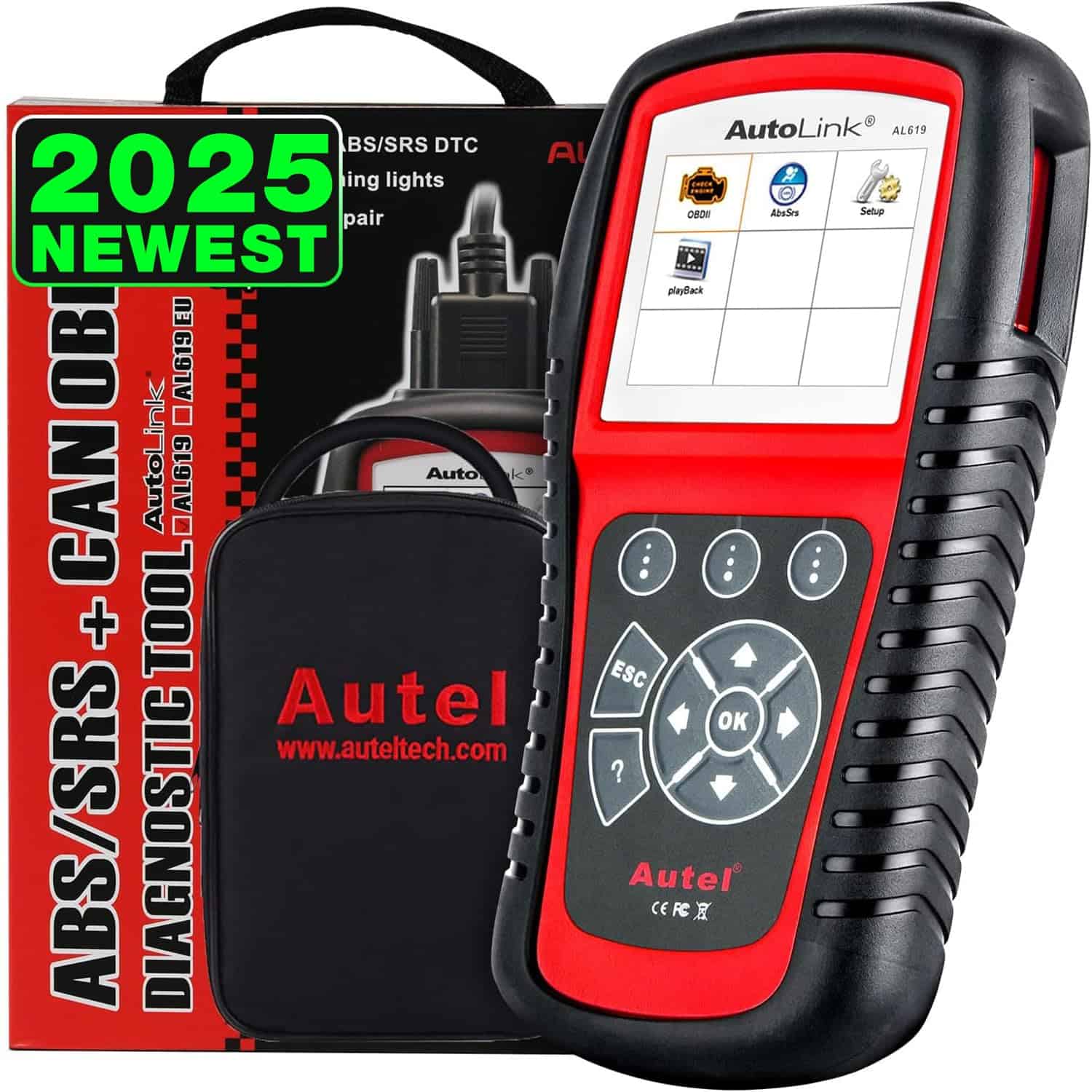 Autel AutoLink AL619 Scanner, 2025 ABS SRS Airbag
