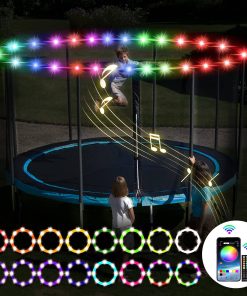 Luces para Trampolín SUVEUS, Luces LED Impermeables para