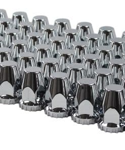 Cubiertas de Tuerca Estándar de Plástico ABS Cromado de 33