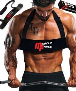 MuscleForge Arm Blaster para Bíceps y Tríceps -Negro