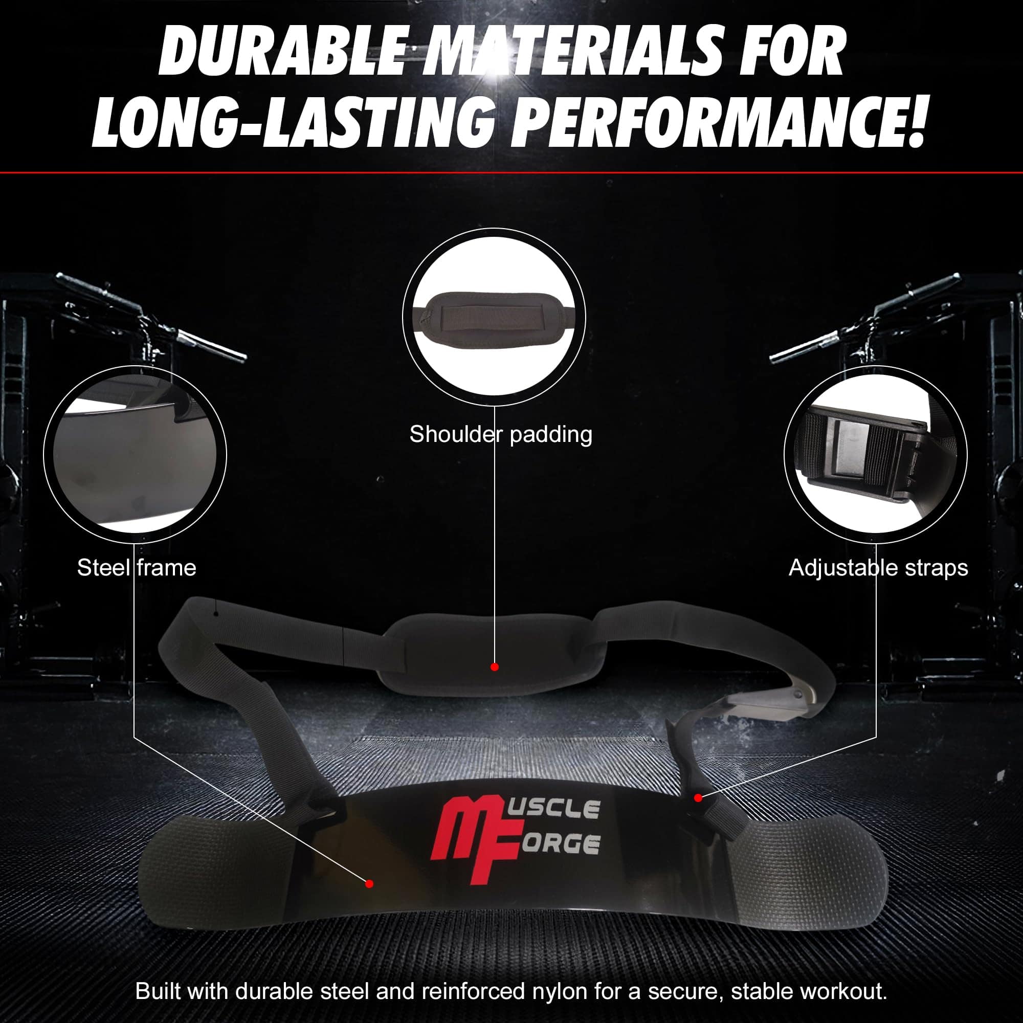 MuscleForge Arm Blaster para Bíceps y Tríceps -Negro - Imagen 5