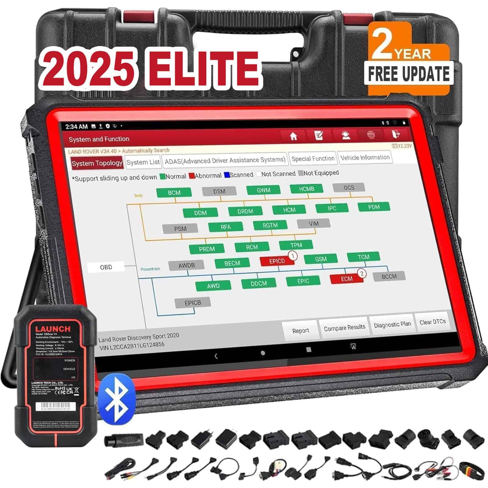 LAUNCH X431 PRO3S+ V5.0 Escáner de gama alta, mapeo de