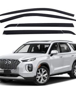 AUTOCLOVER Tape-On Rain Guards Window Visors 6 -Black