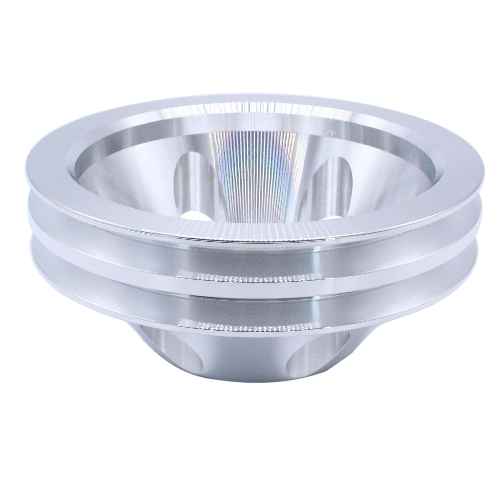 GSKMOTOR Poleas de Bomba de Agua SBC 2, Aluminio, Ranura