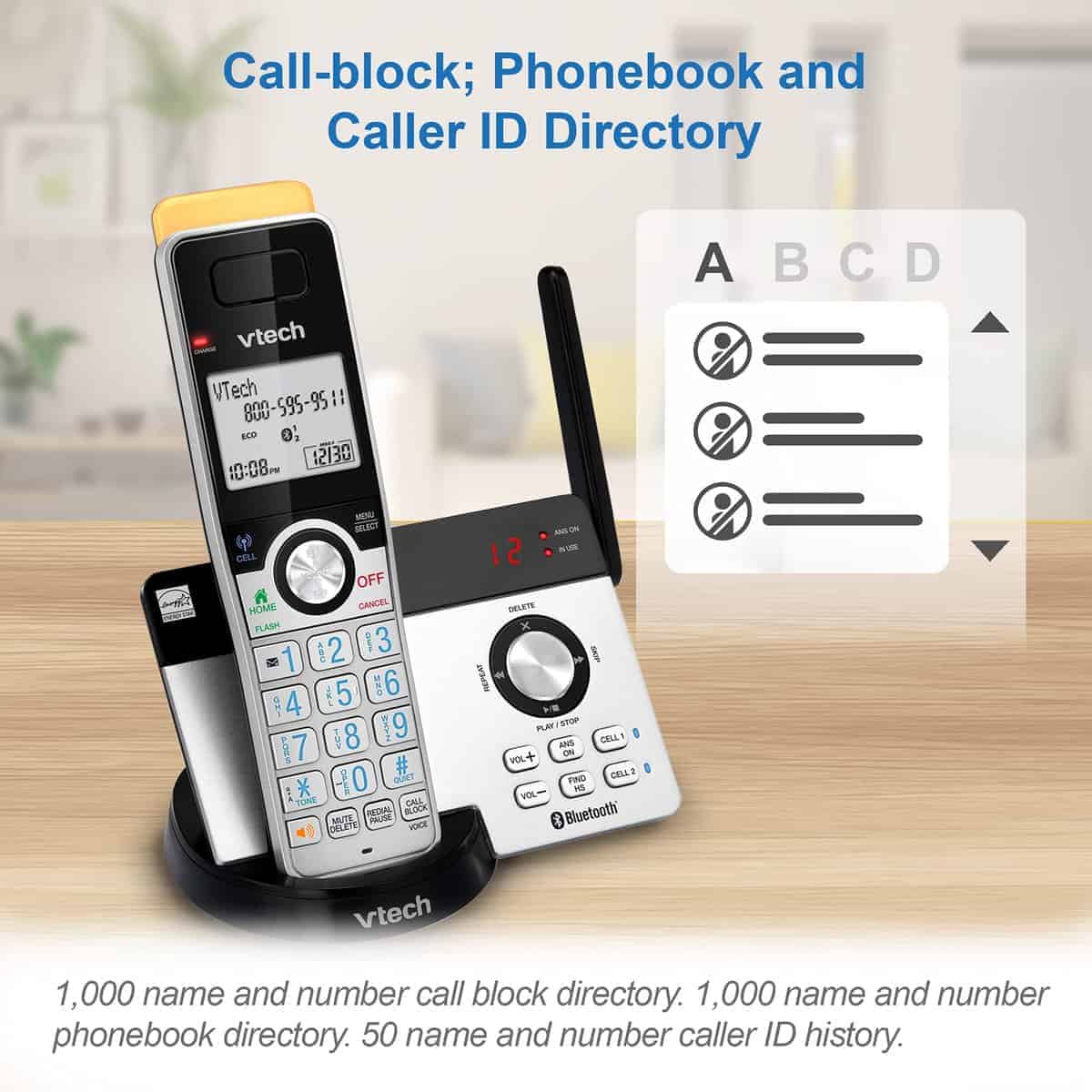 Teléfono inalámbrico VTech IS8121-3 Súper Largo Alcance de - Imagen 10