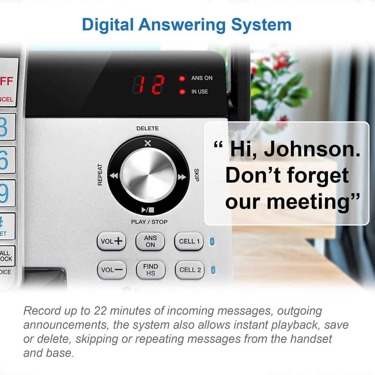 Teléfono inalámbrico VTech IS8121-3 Súper Largo Alcance de - Imagen 9