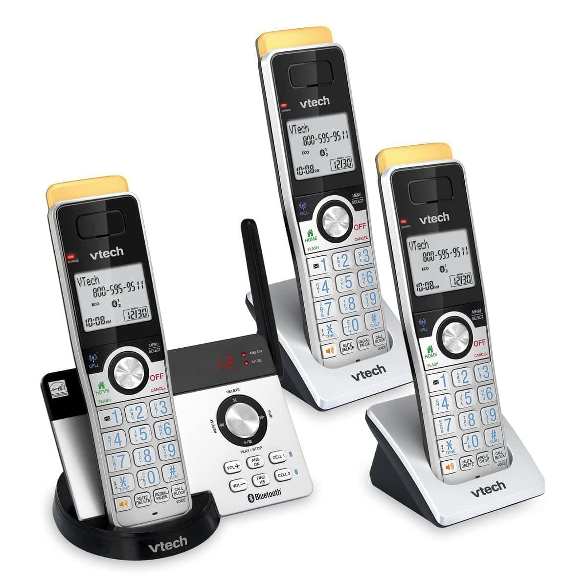 Teléfono inalámbrico VTech IS8121-3 Súper Largo Alcance de