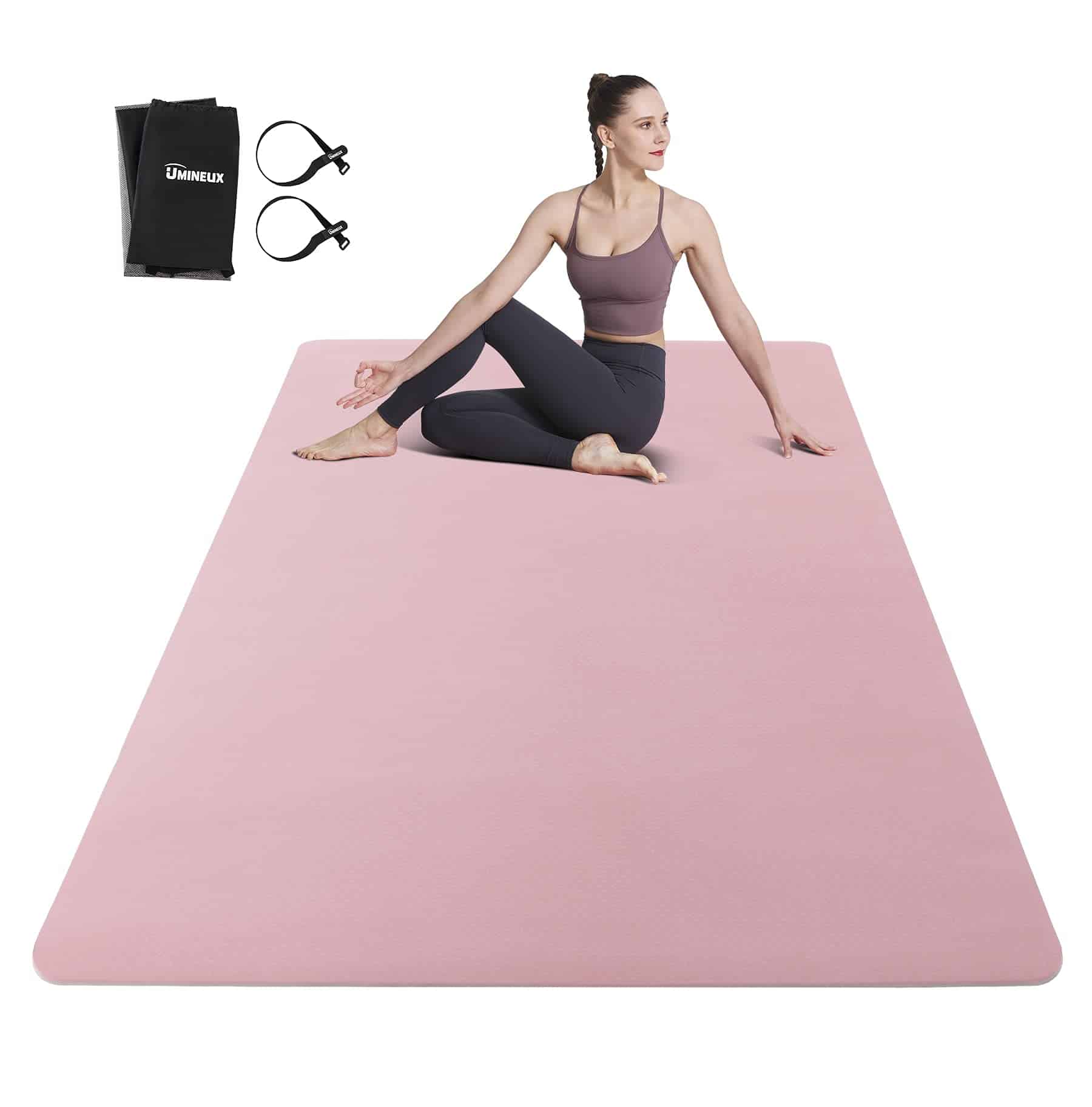 Tapete de Yoga Grande para Hombres y Mujeres -Rose Tan & Daw