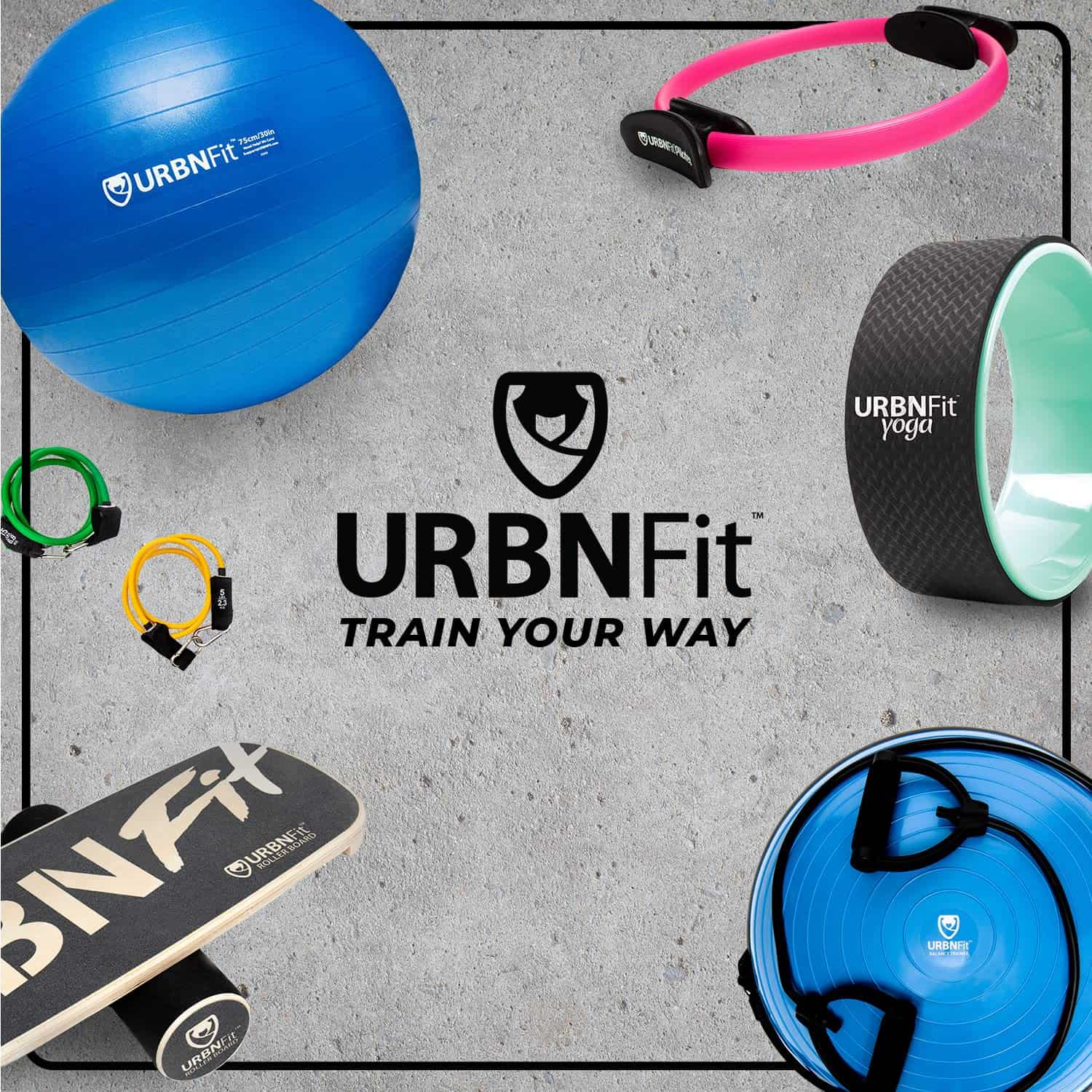 Balón de Equilibrio URBNFit Half - Entrenador de Equilibrio - Imagen 10