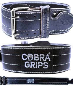Cinturón de Levantamiento de Pesas de Poder 4" Ancho Cobra