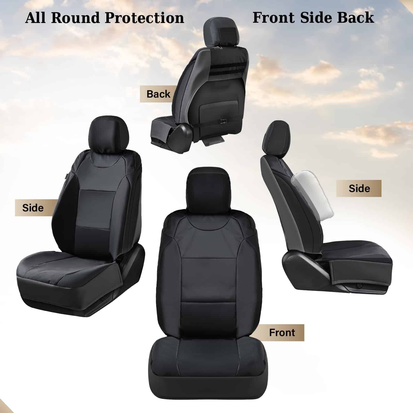 Fundas de asiento delanteras Coverado, Protector de asiento - Imagen 6