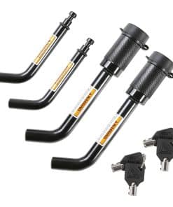 Cerraduras para enganche de remolque METOWARE, pasadores