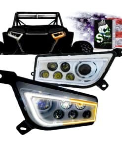 Faros LED blancos SLK-Lights para RZR (Compatible con: