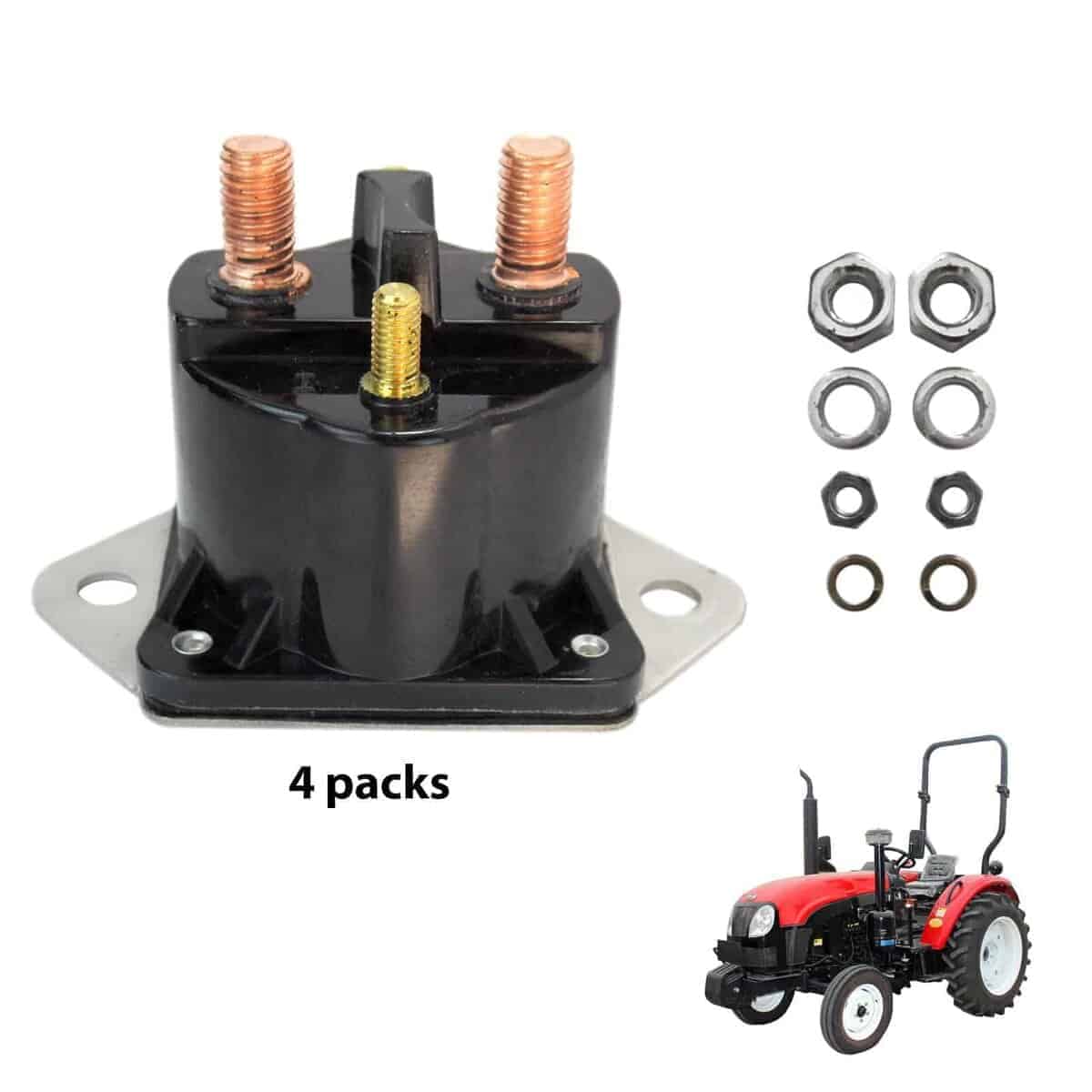 4 PACK WINCH SOLENOID RELAY SWITCH HEAVY DUTY FOR - Imagen 4