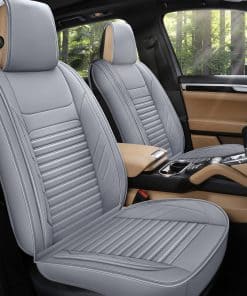 Fundas de asiento de cuero AOOG, Cubiertas de asiento de