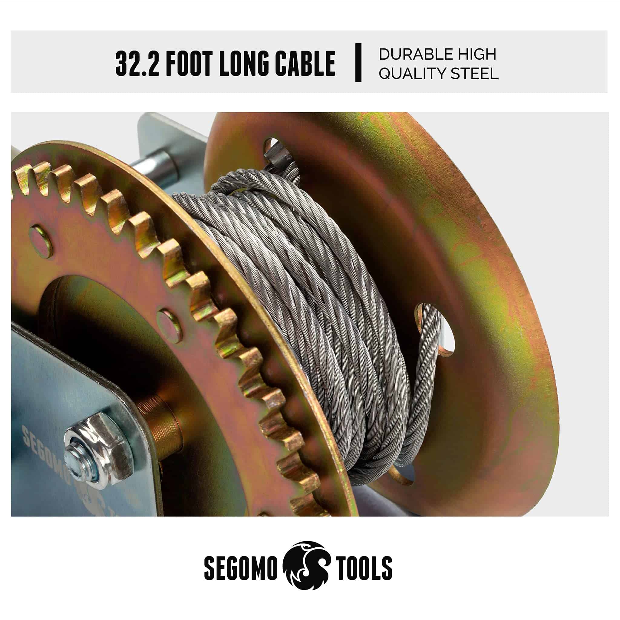 Segomo Tools Heavy Duty 1600 Pound Manual Two Way Ratchet - Imagen 7