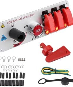 Panel de interruptor de encendido de 12V, 5 en 1 Panel de