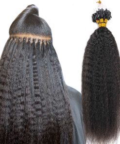 Niawigs Micro Links Cabello Humano para Mujeres Negras