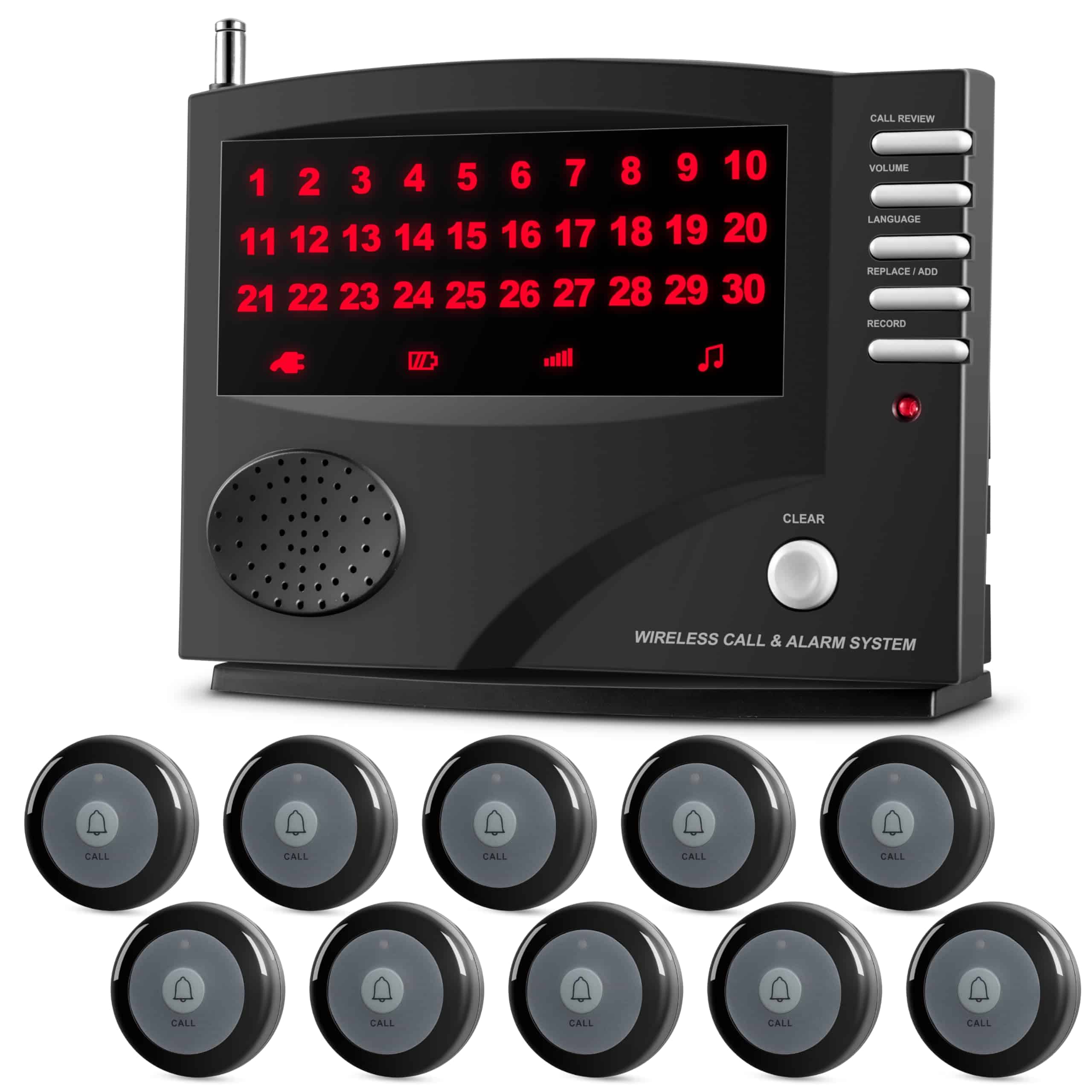 Sistema de Llamada Inalámbrica SYNLETT -Negro