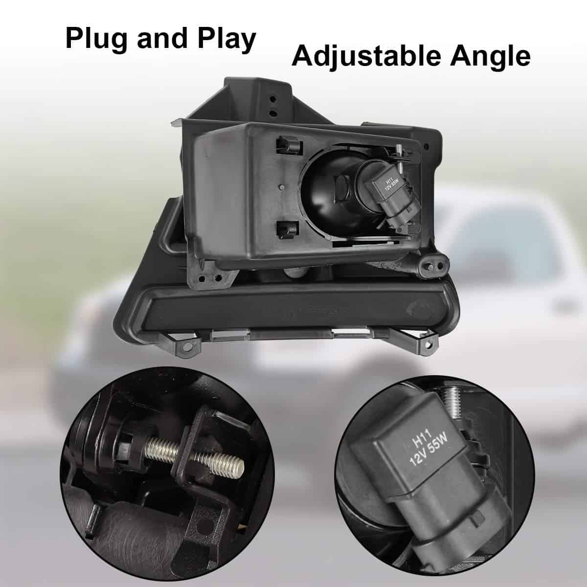 Conjunto de Luces de Niebla Nixon Offroad para Ford Mustang - Imagen 6